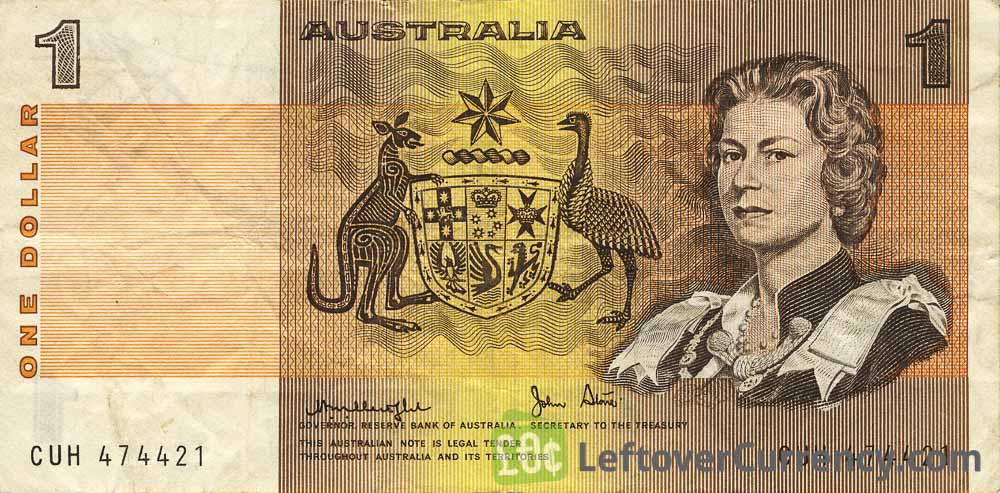 1 Australian banknote - Exchange yours cash today