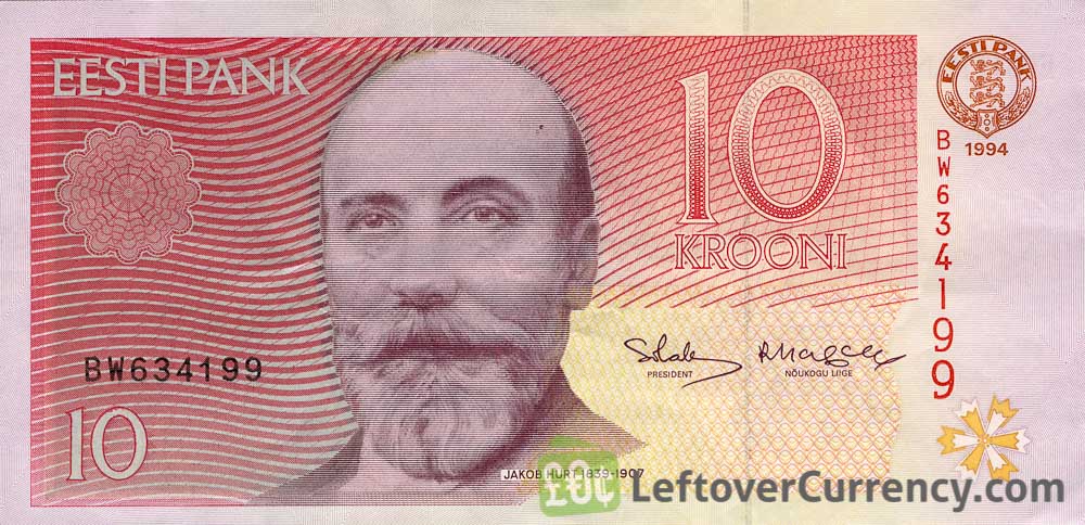 Pick ref: 84 ESTONIA 25 Krooni Banknote 2002 UNC 