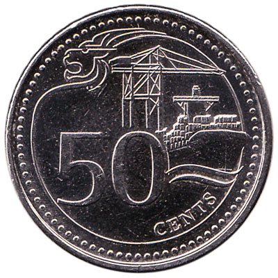 50 Cents coin Singapore (Third series) - Exchange yours for cash today