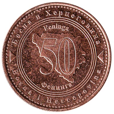 Bosnia 2019 UNC Lemberg-Zp set 7 coins 5 10 20 50 Feninga 1 2 5 KM 2009 