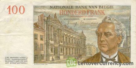 100 Belgian Francs (type Centenaire) - Exchange yours for cash