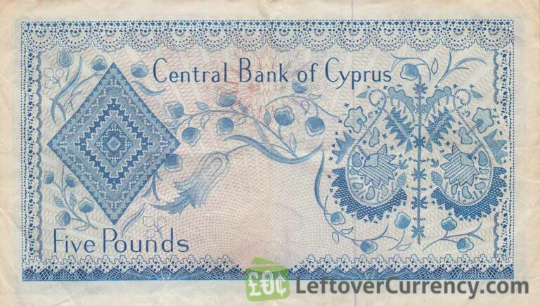 5 Cypriot Pound banknote (Embroidery and Florals) - Exchange yours
