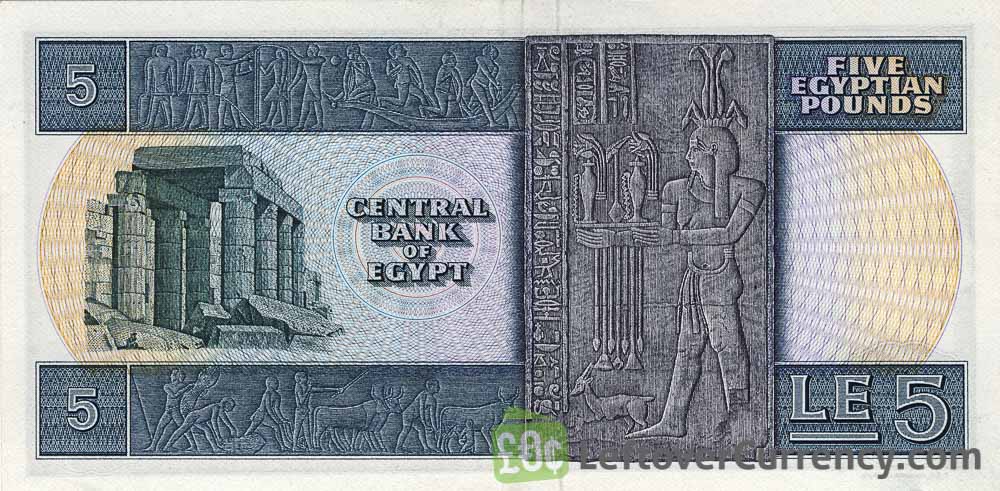 5 Egyptian Pounds banknote - Ahmad ibn Tulun Mosque obverse accepted for exchange