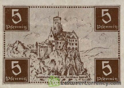 5 Pfennig banknote Germany - Behelfsgeld 1947 reverse accepted for exchange
