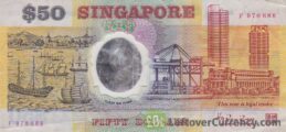 50 Singapore Dollars banknote (Commemorative issue) obverse accepted for exchange