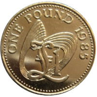 1 Guernsey Pound coin
