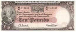 10 Australian Pounds banknote - Gov. Arthur Phillip