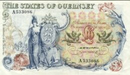 10 Guernsey Pounds banknote - General Sir Isaac Brock (1975)