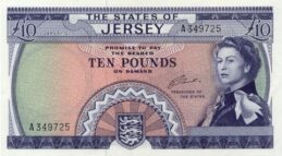 10 Jersey Pounds banknote - St. Ouen's Manor