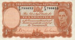 10 Shilling banknote Australia