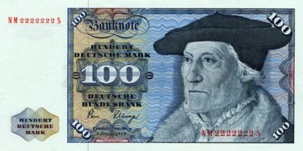 100 Deutsche Marks banknote - Sebastian Münster