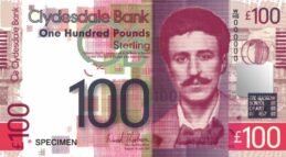 Clydesdale Bank 100 Pounds banknote