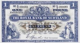 The Royal Bank of Scotland 1 Pound banknote - 1927-1955 series
