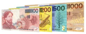 Belgian Franc banknotes accepted for exchange