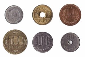 Japanese Yen coins accepted for exchange