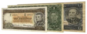 Obsolete Australian pound banknotes accepted for exchange
