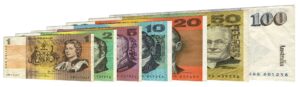 Withdrawn Australian dollar banknotes accepted for exchange