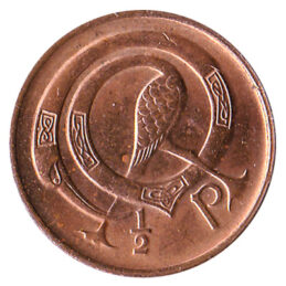0.5 Pence coin Ireland