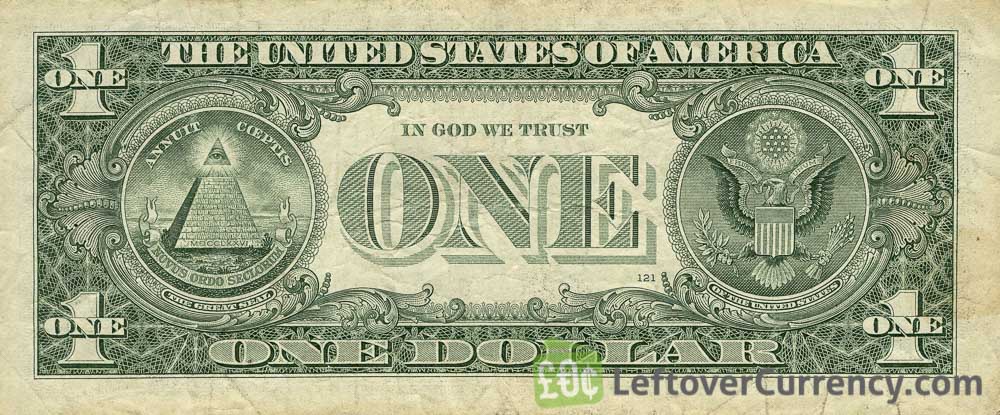 1 American Dollar banknote - Exchange yours for cash today