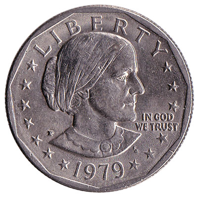 1 American Dollar coin Susan B Anthony