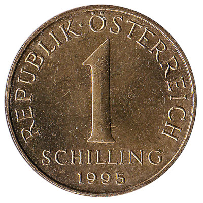 1 Austrian Schilling coin