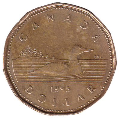 1 Canadian Dollar coin (loonie)