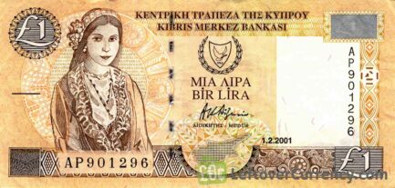 1 Cypriot Pound banknote (Kato Drys)