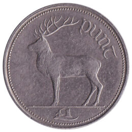 1 Irish Pound coin