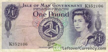 1 Isle of Man Pound banknote (Tynwald Hill)