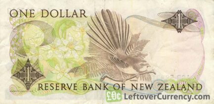 1 New Zealand Dollar banknote series 1981