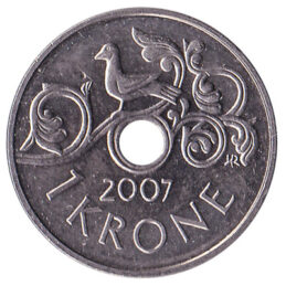 1 Norwegian Krone coin