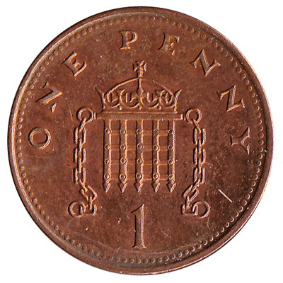 1 Penny coin Great Britain