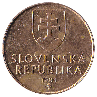 1 Slovak Korun coin