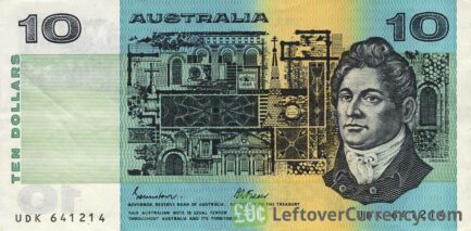 10 Australian Dollars banknote (Commonwealth of Australia series 1974)