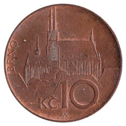 10 Czech Koruna coin