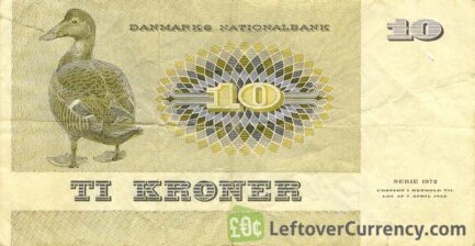 10 Danish Kroner banknote (Catherine Sophie Kirchhoff)