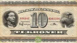 10 Danish Kroner banknote (Hans Christian Andersen)
