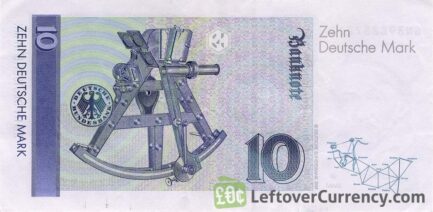 10 Deutsche Marks banknote (Carl Friedrich Gauss)