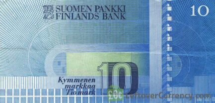 10 Finnish Markkaa banknote (Paavo Nurmi)