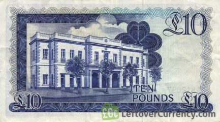 10 Gibraltar Pounds banknote (Governor's house)