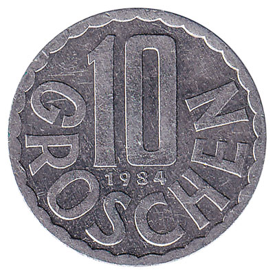 10 Groschen coin Austria