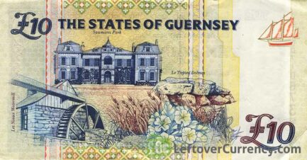 10 Guernsey Pounds banknote (Elizabeth College)