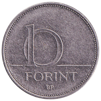 10 Hungarian Forints coin