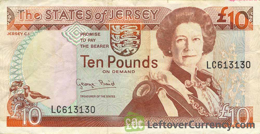 10 Jersey Pounds banknote (Battle of Jersey)