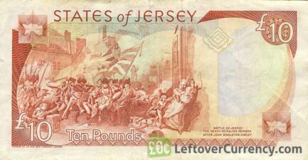 10 Jersey Pounds banknote (Battle of Jersey)