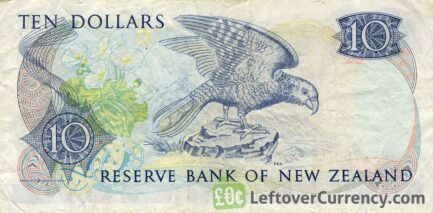 10 New Zealand Dollars banknote series 1981