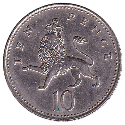 10 Pence coin Great Britain