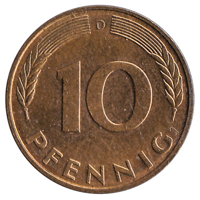 10 Pfennig coin Germany