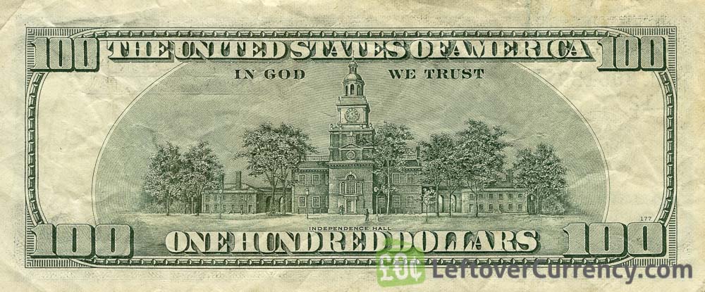 100 American Dollars series 1996 - Exchange yours for cash today