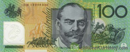 100 Australian Dollars banknote (Dame Nellie Melba)